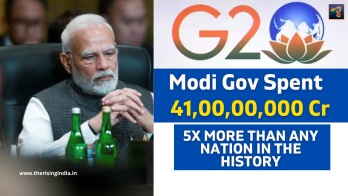 Modi Gov Spent 5 Times More Money in G20 2023 Than Any Nation In The History