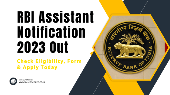 RBI Assistant 2023 Notification Feature Image | The Rising India